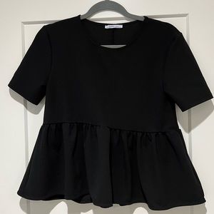 Black zara top